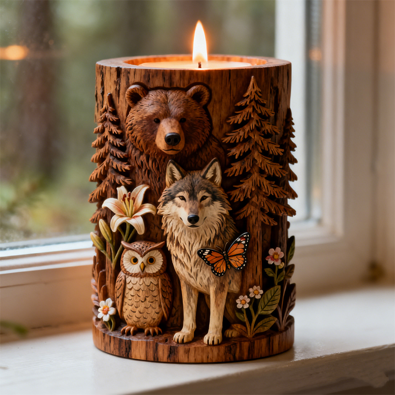 Candle Making Workshop - 【Forest Animal Collection 3D Candle Mold】Silicone