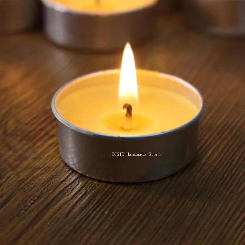 Candle Making Workshop - Empty Tea Wax Circular Aluminum Box