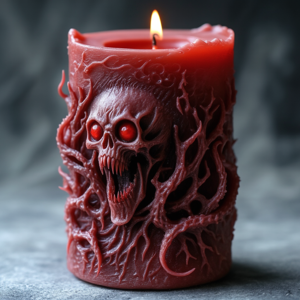 Candle Making Vinings - 【Dark Aesthetics】Gothic Style Skull Relief Silicone