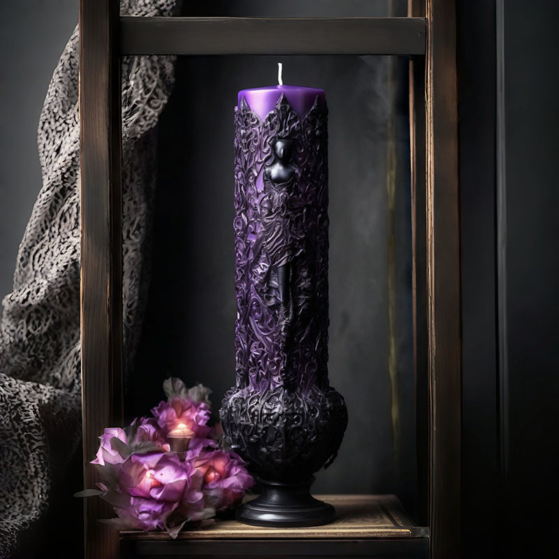 Candle Making Vinings - Dark Gothic Style Three-Dimensional Vine-Wrapped Goddess