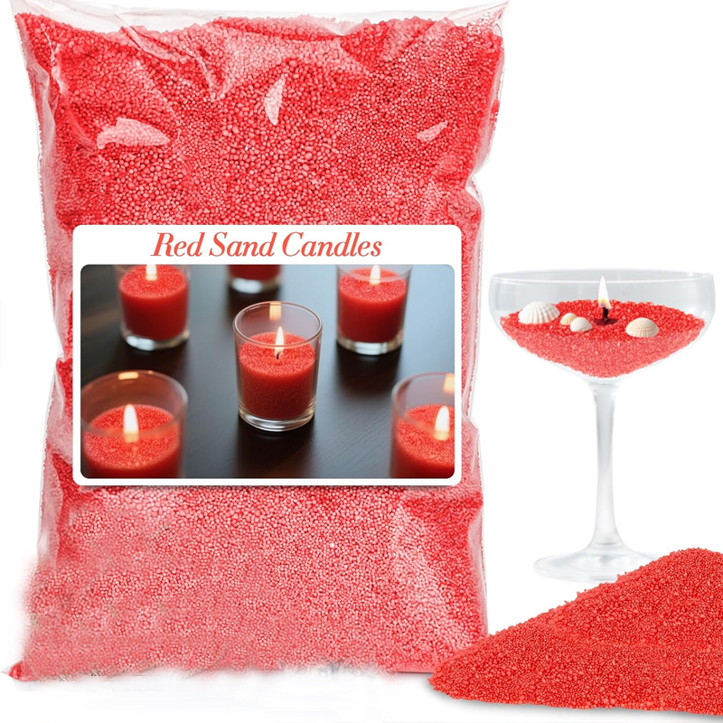 Candle Making Kits - 100G Green White Red Sand Pearled