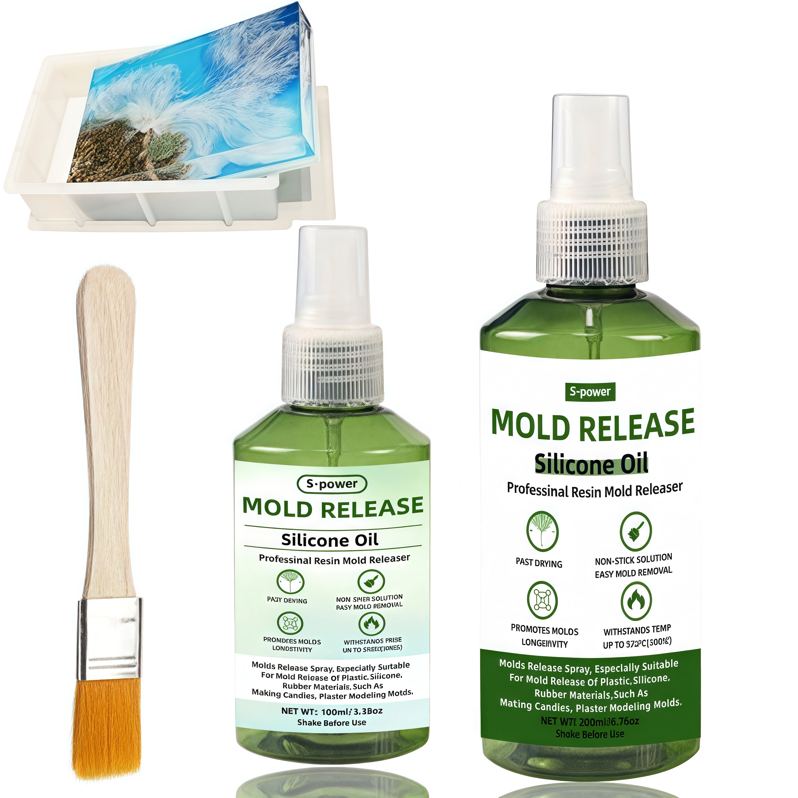 Candle Making Temperature - 3.3oz Molds Silicone Oil Release Spray