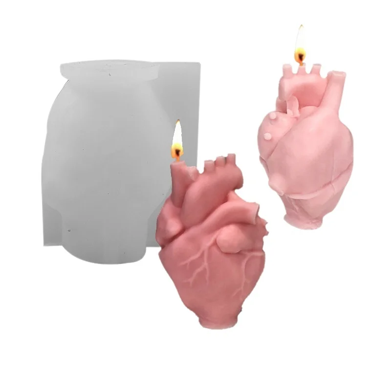 Candle Making Workshop - DIY Human Heart Silicone Candle Molds