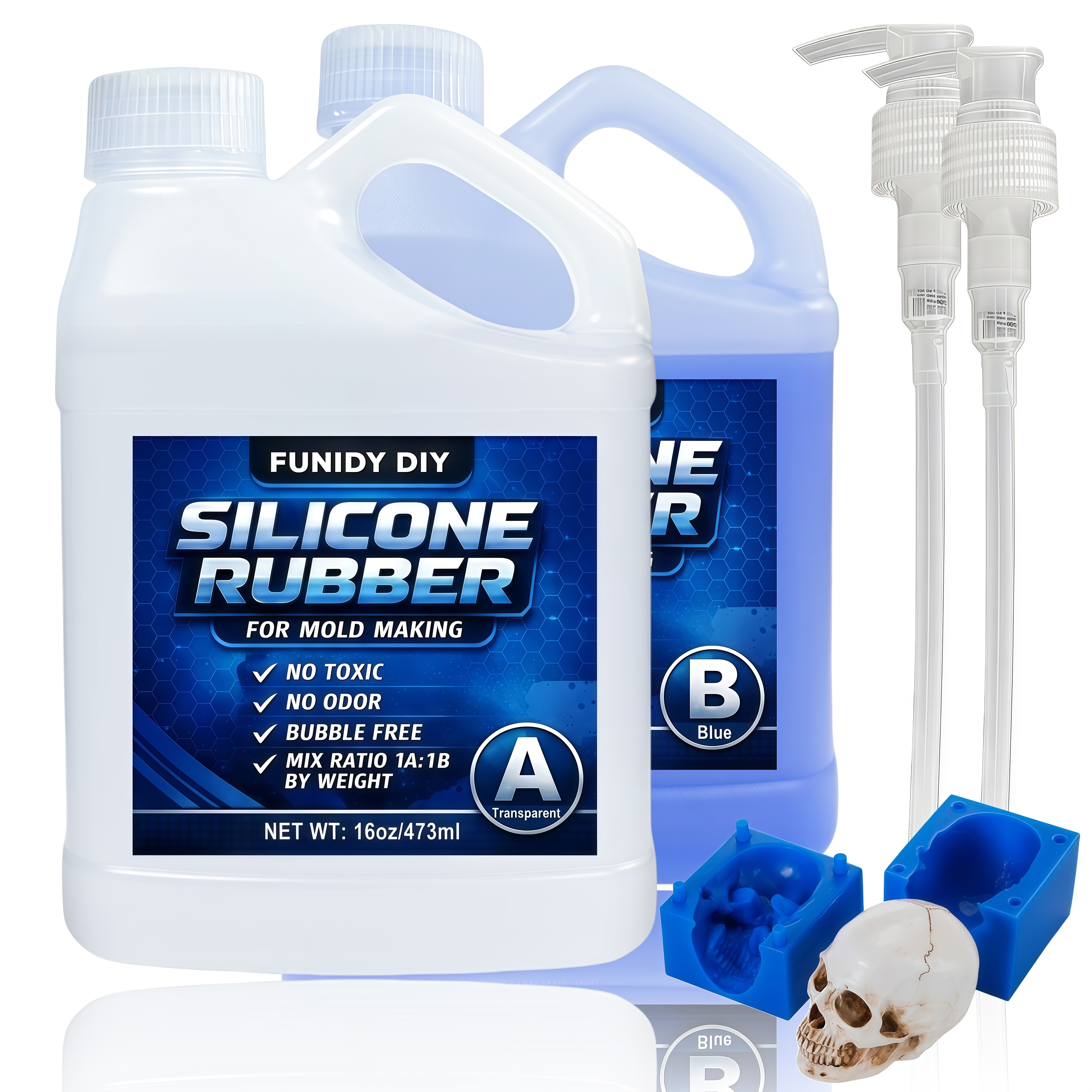 Candle Making Kits - Silicone Mold Making Kit, Fast Cure