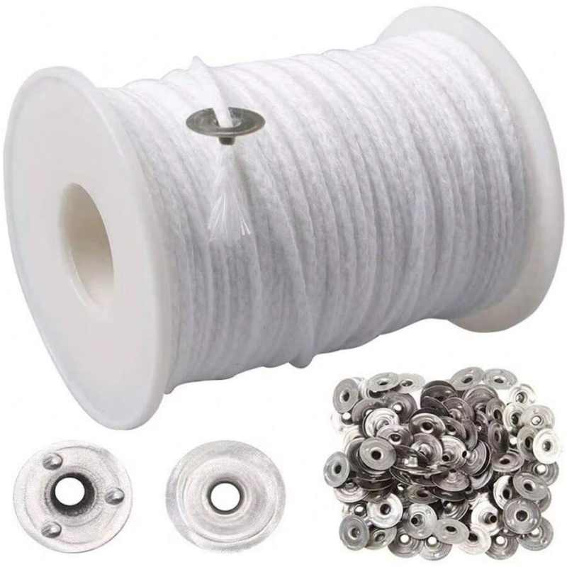 Candle Making Workshop - 1 Roll Candle Cotton Wicks +100pcs