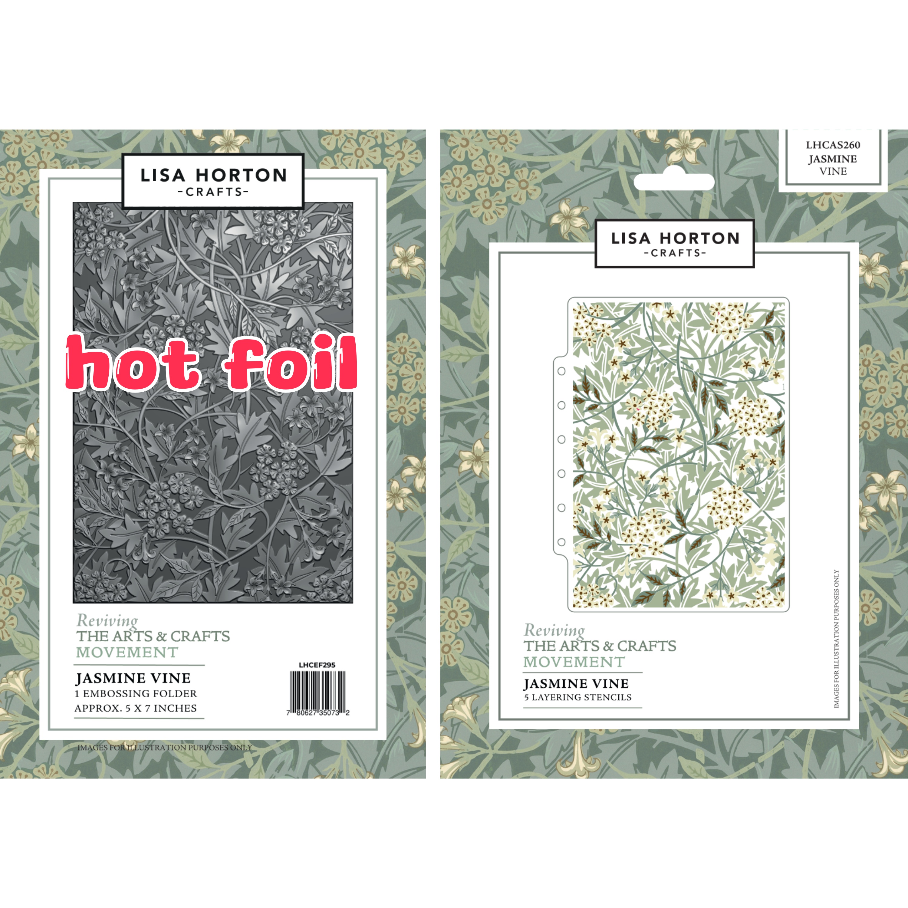 Candle Making Vinings - Jasmine Vine Metal Cutting Dies Stencil
