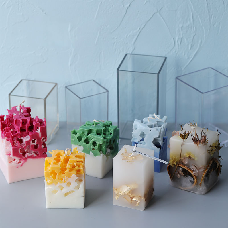 Candle Making Workshop - 3D Square Rectangle Column Candle Mold