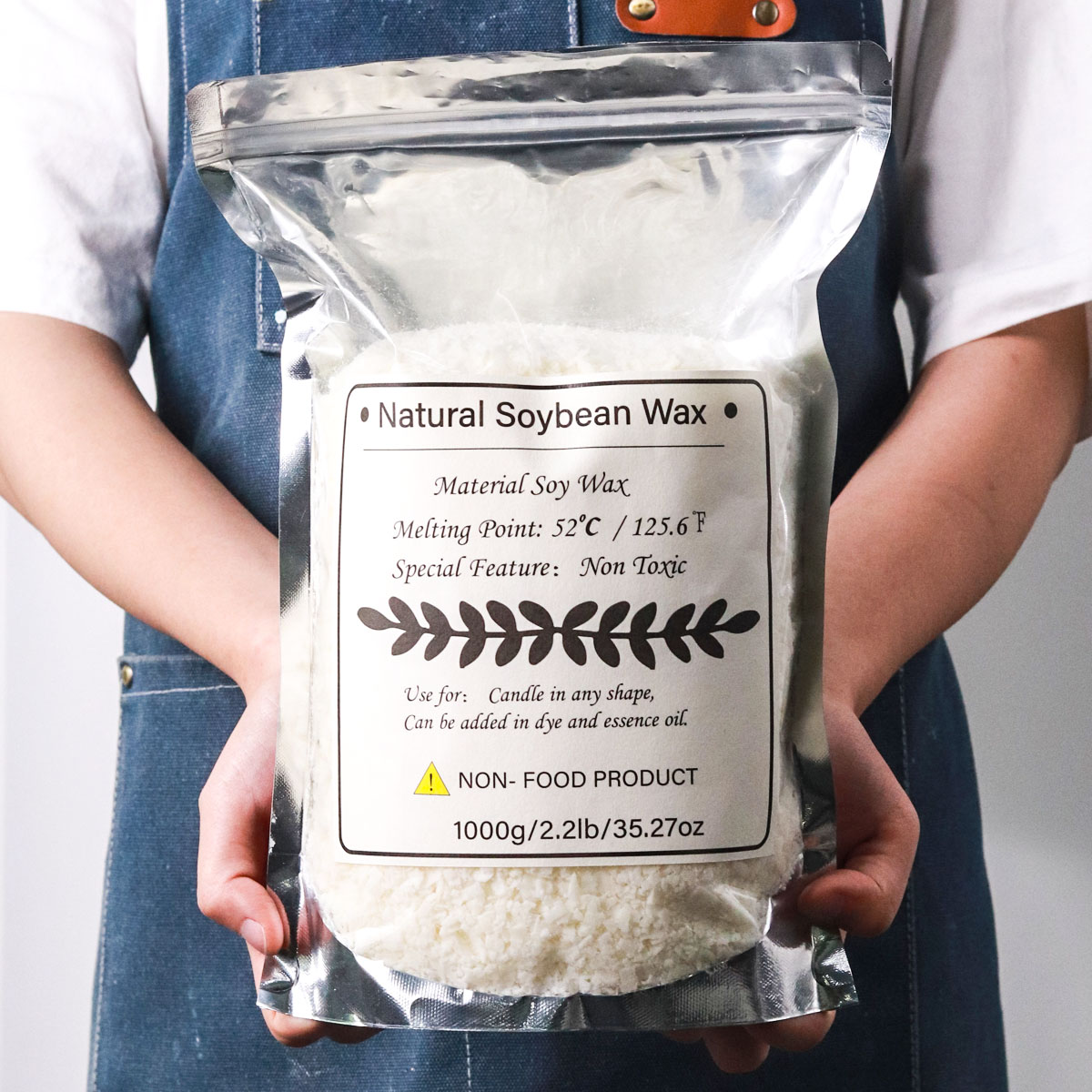 Candle Making Material - 1KG Natural Soy Wax Granular Scented