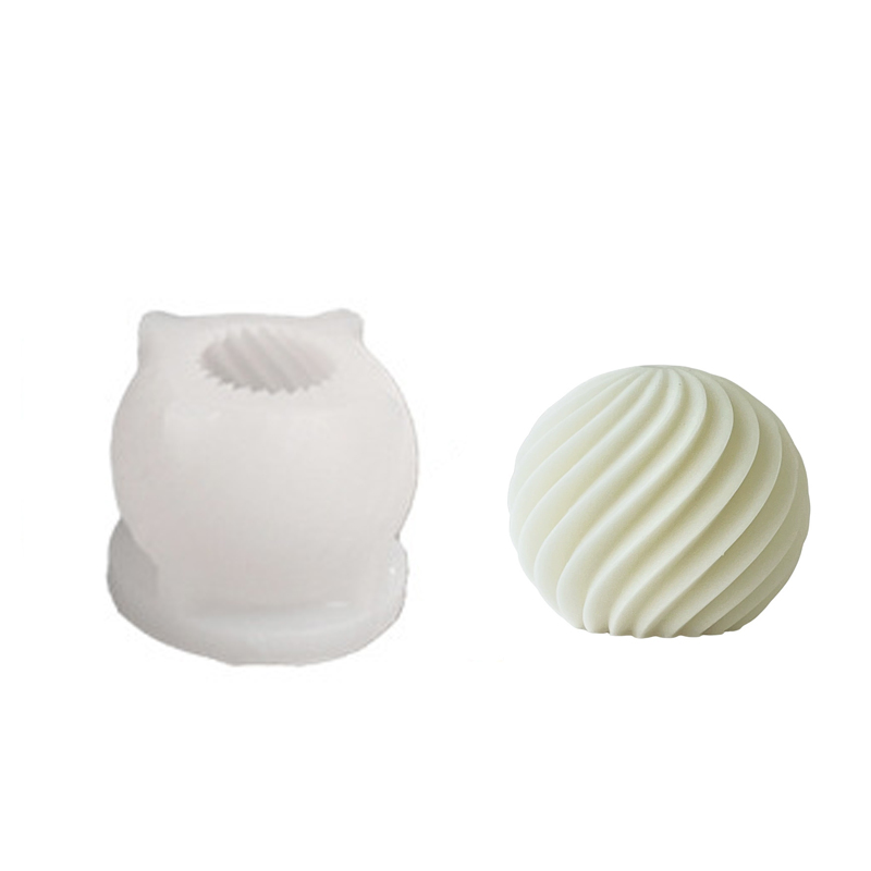 Spiral stripe Ball Silicone Ca - Xmas Candle Making ulasan dan harga