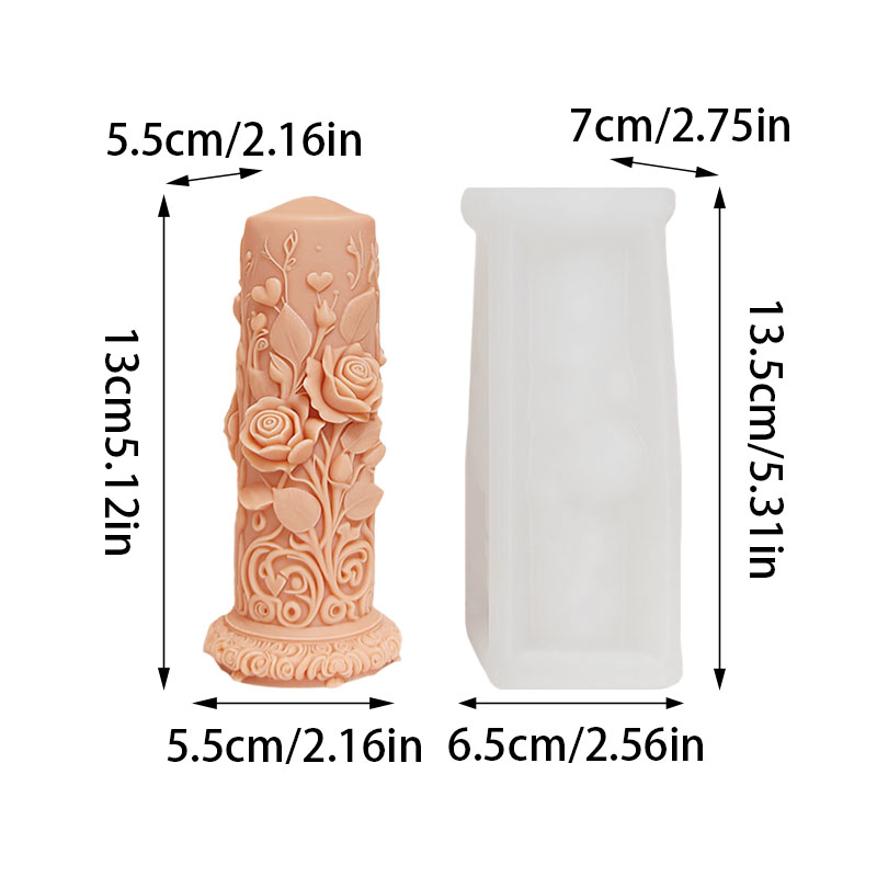 European-Style Red Rose Heart- - Candle Making Vinings ulasan dan harga