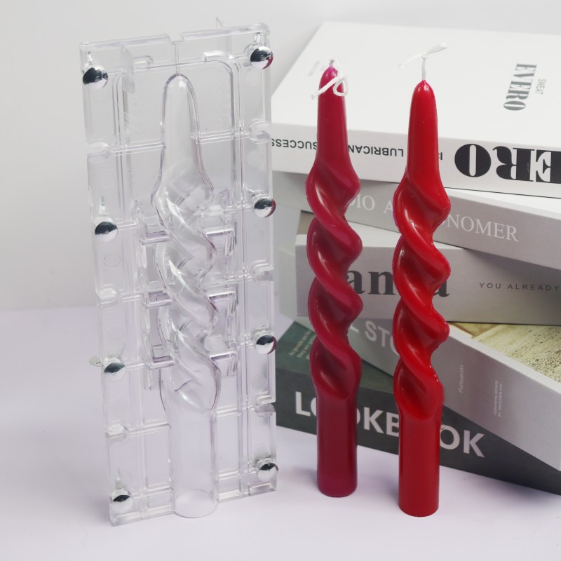 Twisted Stripe Column Acrylic  - Candle Making Kits ulasan dan harga