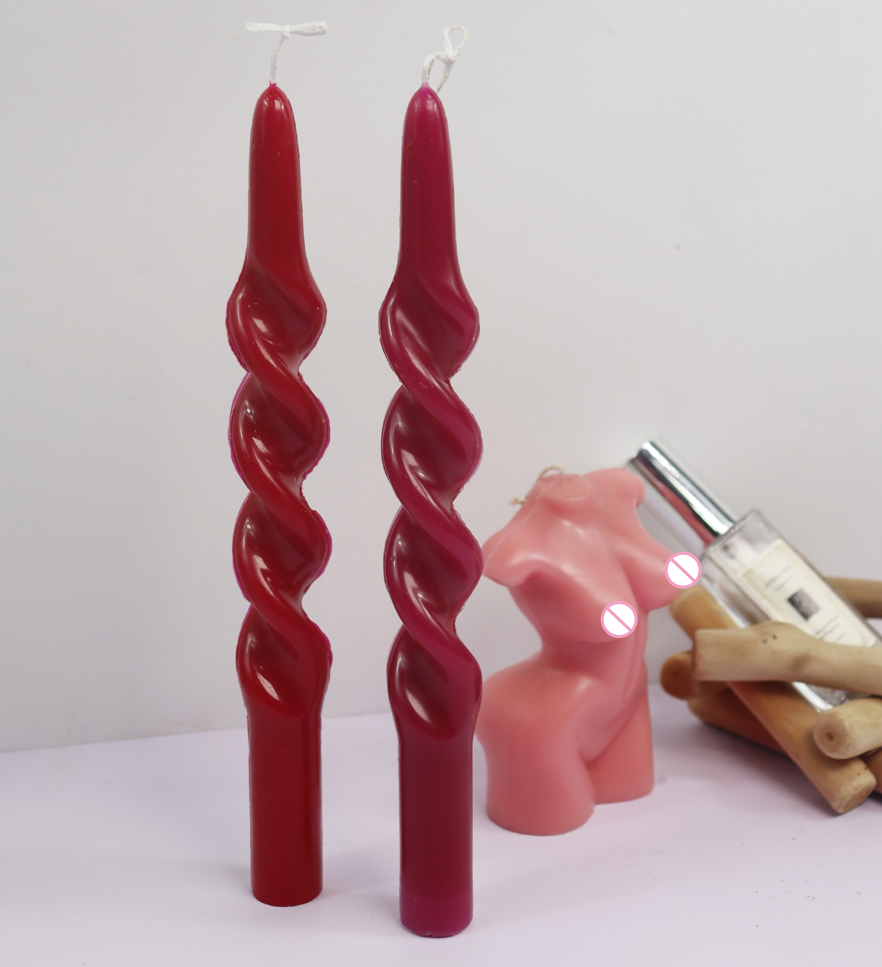 Twisted Stripe Column Acrylic  - Candle Making Kits ulasan dan harga