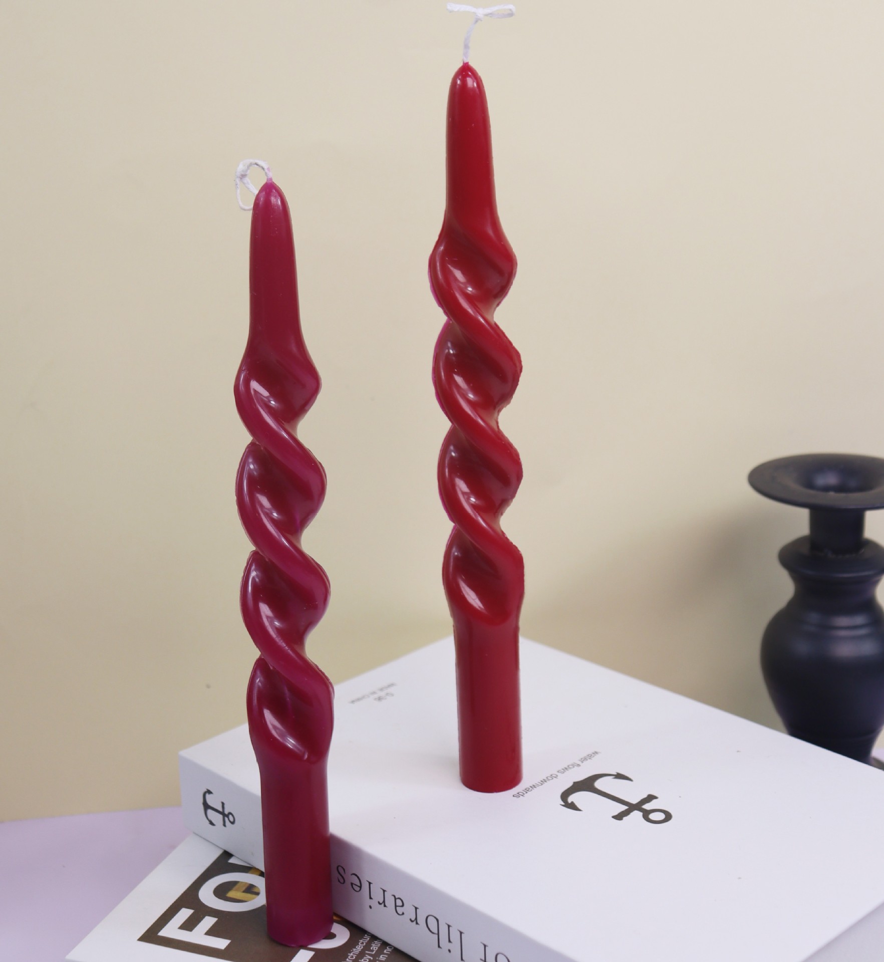 Twisted Stripe Column Acrylic  - Candle Making Kits ulasan dan harga