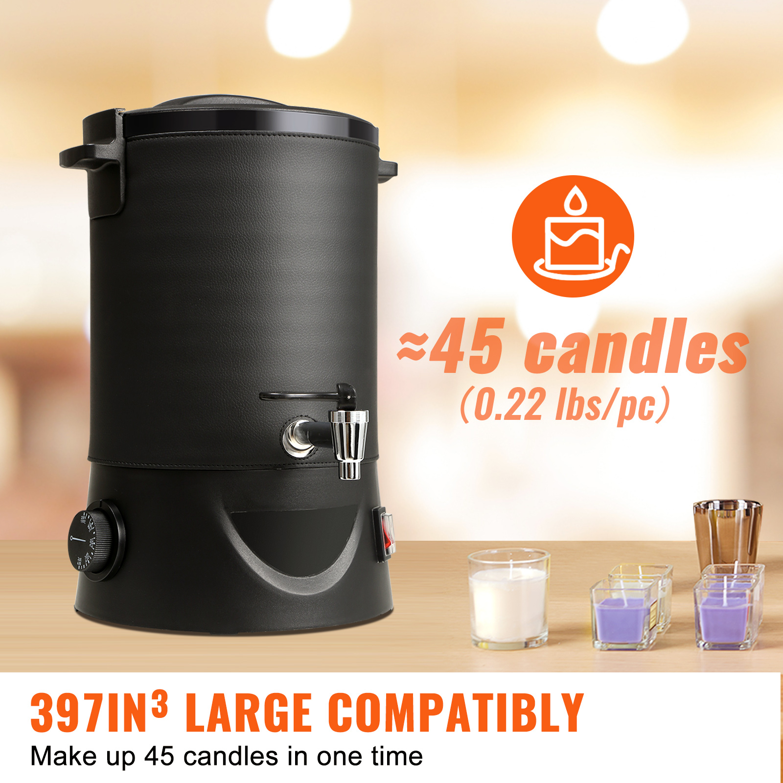 6.5L 10L Wax Melter for Candle - Candle Making Temperature ulasan dan harga