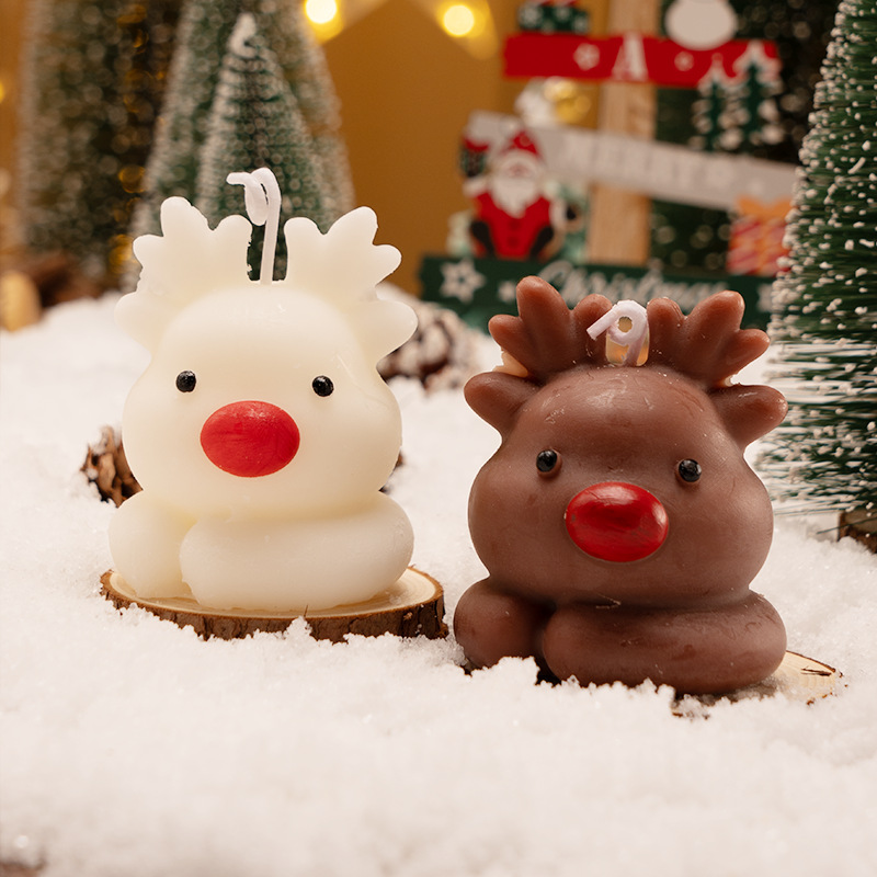 3D Christmas Deer Candle Makin - Xmas Candle Making ulasan dan harga