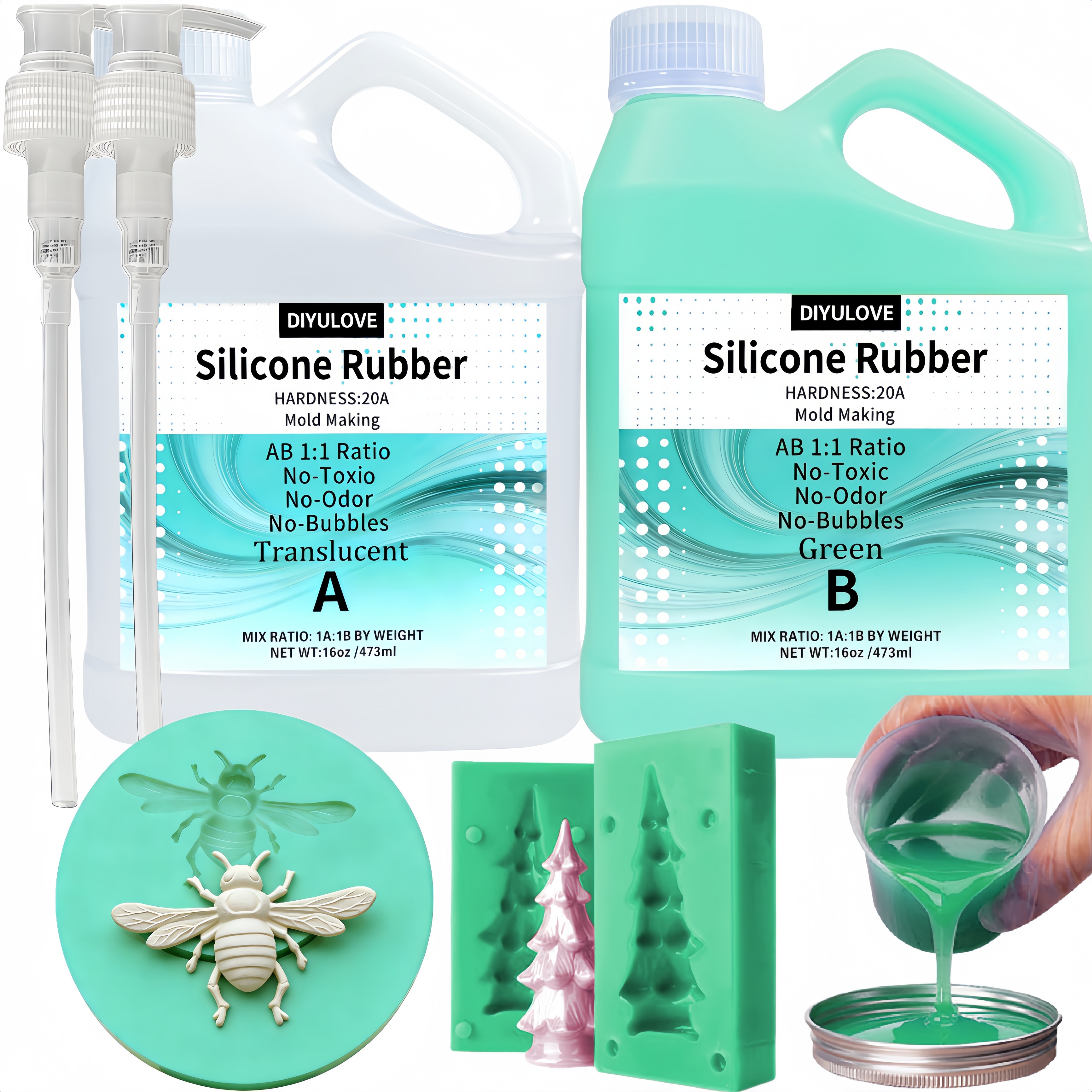 Super Elastic 15A Liquid Silic - Candle Making Kits ulasan dan harga