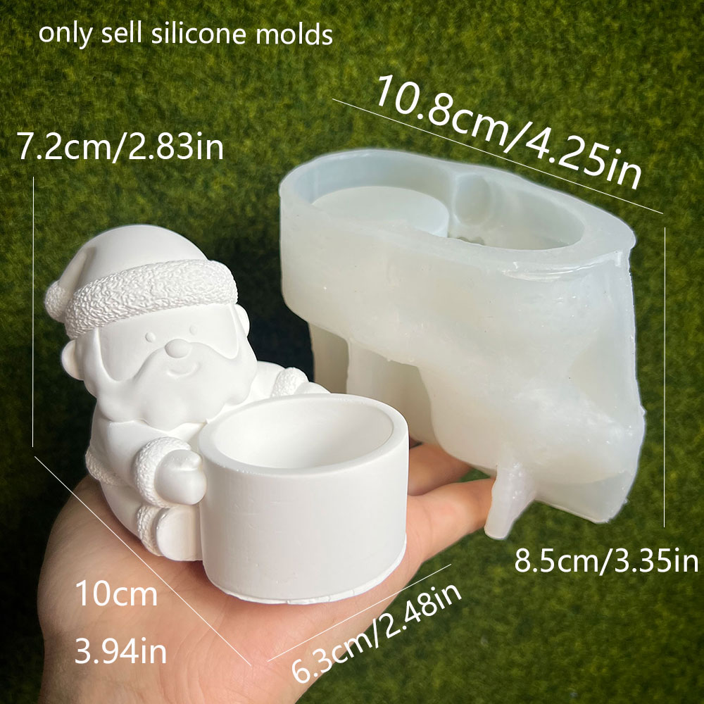 DIY Santa Claus Candlestick Si - Xmas Candle Making ulasan dan harga
