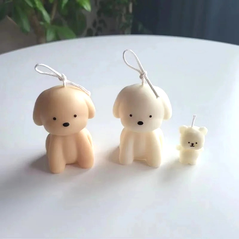 3D Puppy Scented Candle Silico - Candle Making Kits ulasan dan harga