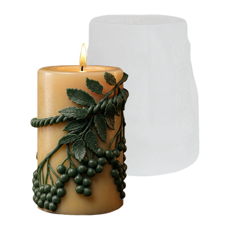 Vine Green Leaf Berry Relief-S - Candle Making Vinings ulasan dan harga