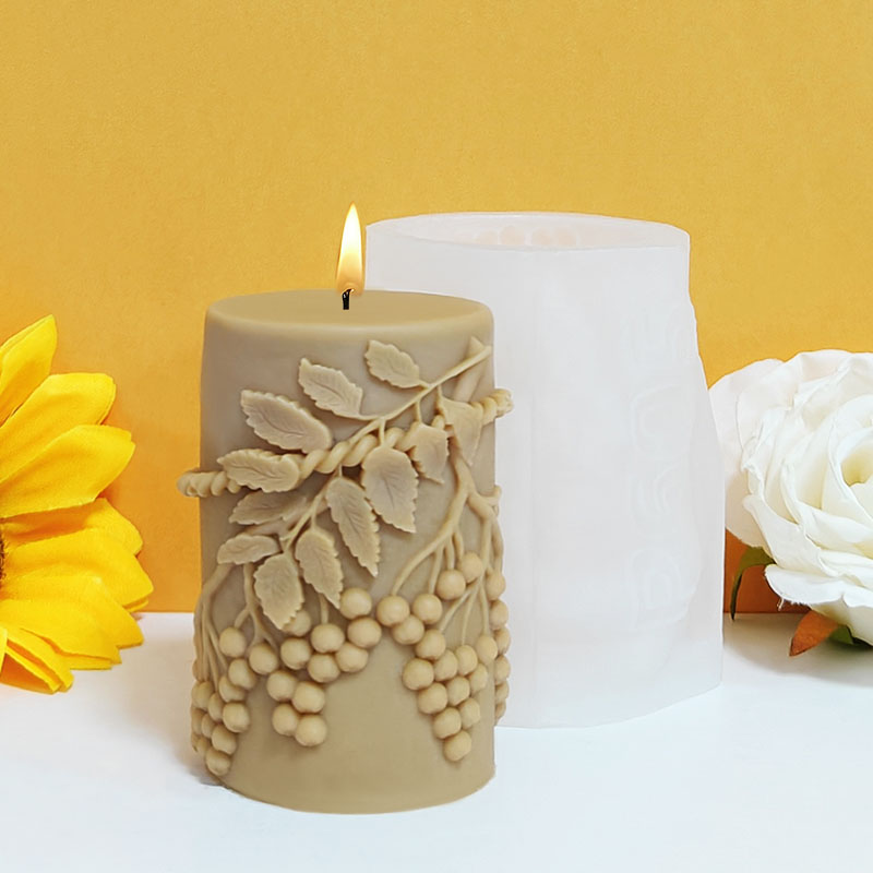 Vine Green Leaf Berry Relief-S - Candle Making Vinings ulasan dan harga