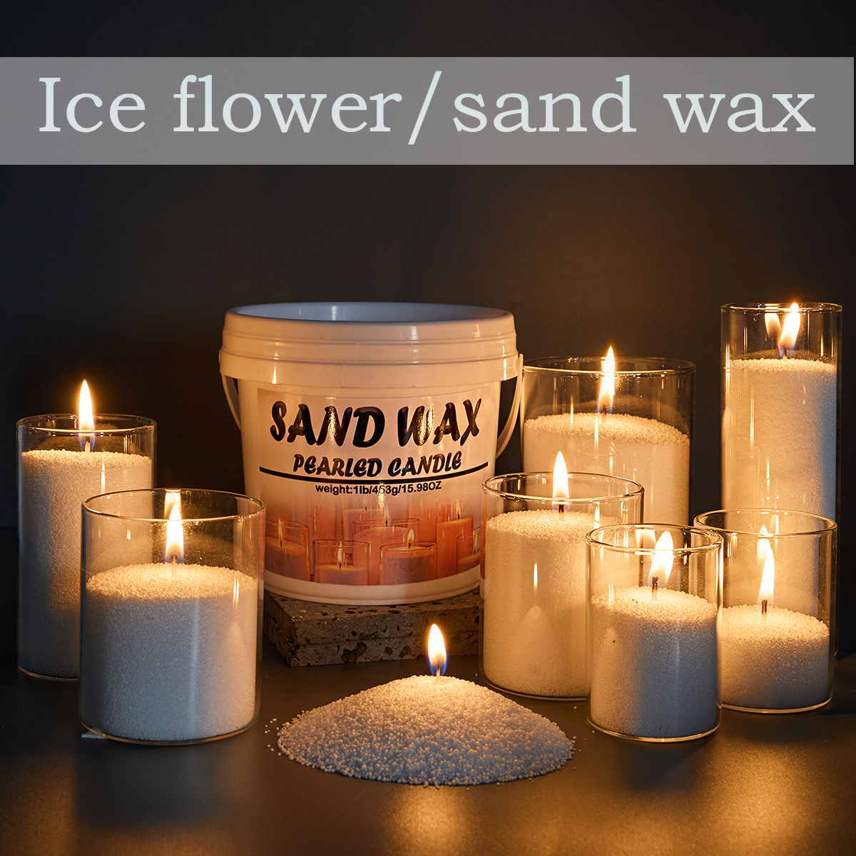 Upgraded Barrels 1Lb/453g Sand - Candle Making Wax ulasan dan harga
