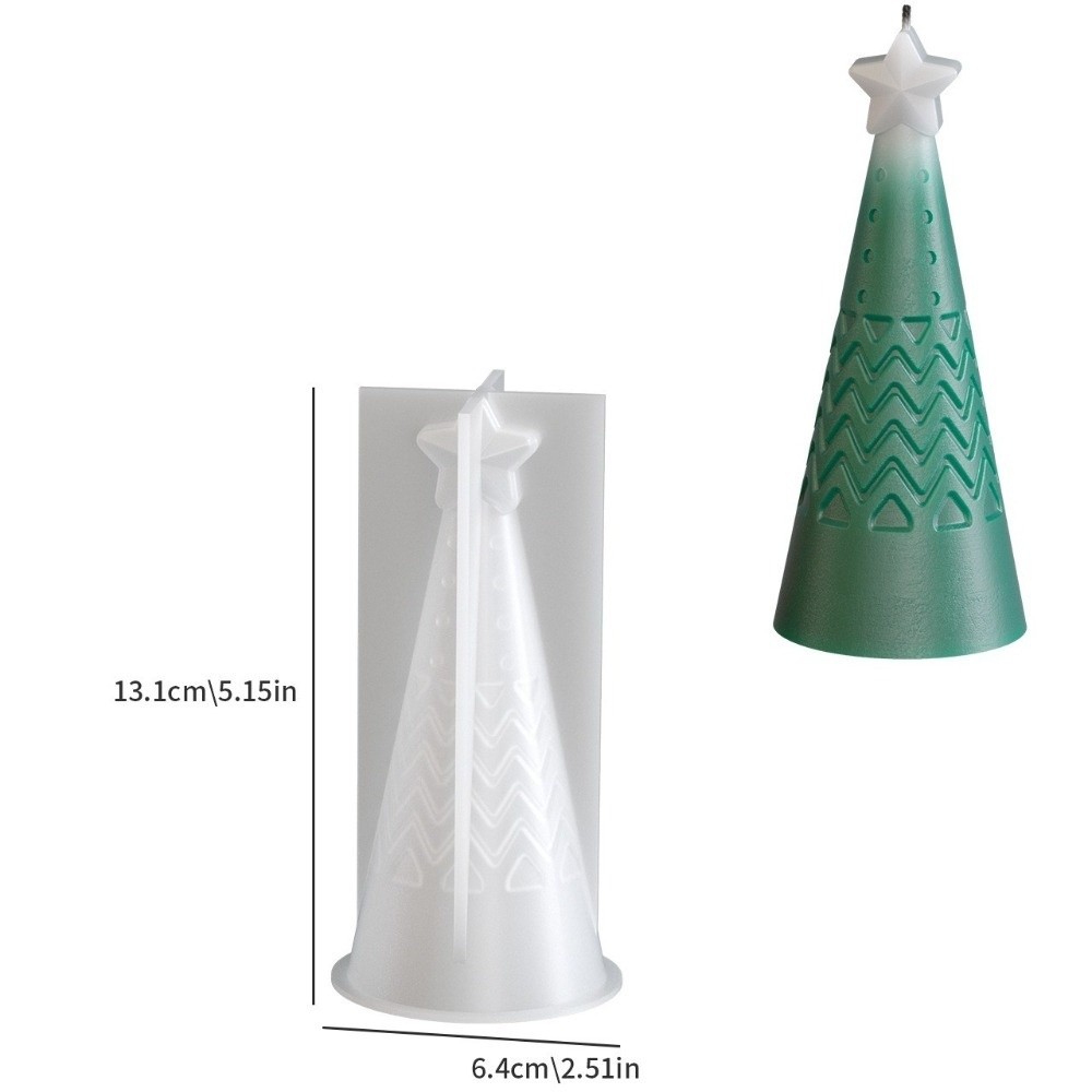 Silicone Christmas Cone Candle - Xmas Candle Making ulasan dan harga