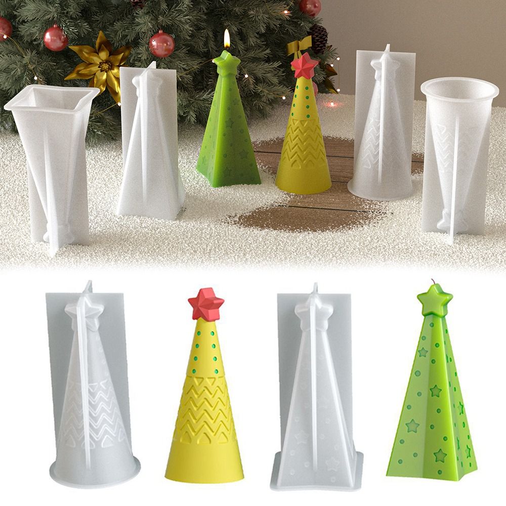 Silicone Christmas Cone Candle - Xmas Candle Making ulasan dan harga