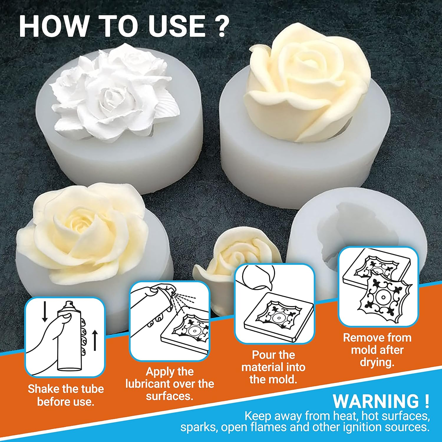 3.3oz Molds Silicone Oil Relea - Candle Making Temperature ulasan dan harga