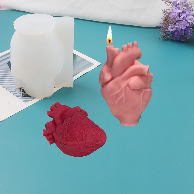 DIY Human Heart Silicone Candl - Candle Making Workshop ulasan dan harga