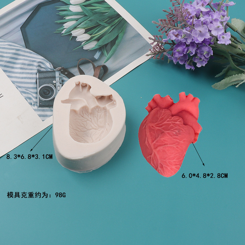 DIY Human Heart Silicone Candl - Candle Making Workshop ulasan dan harga