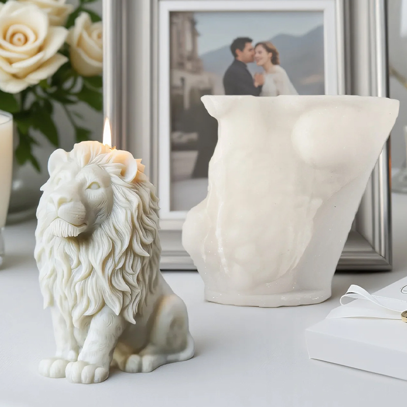 3D Lion Relief Candle Mold - F - Candle Making Temperature ulasan dan harga