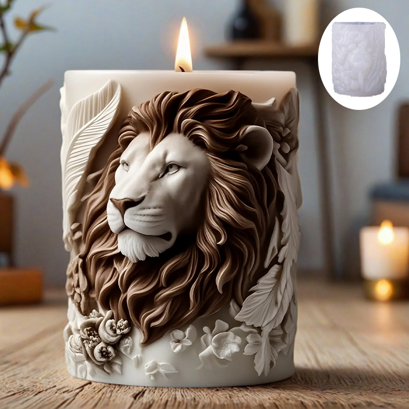 3D Lion Relief Candle Mold - F - Candle Making Temperature ulasan dan harga