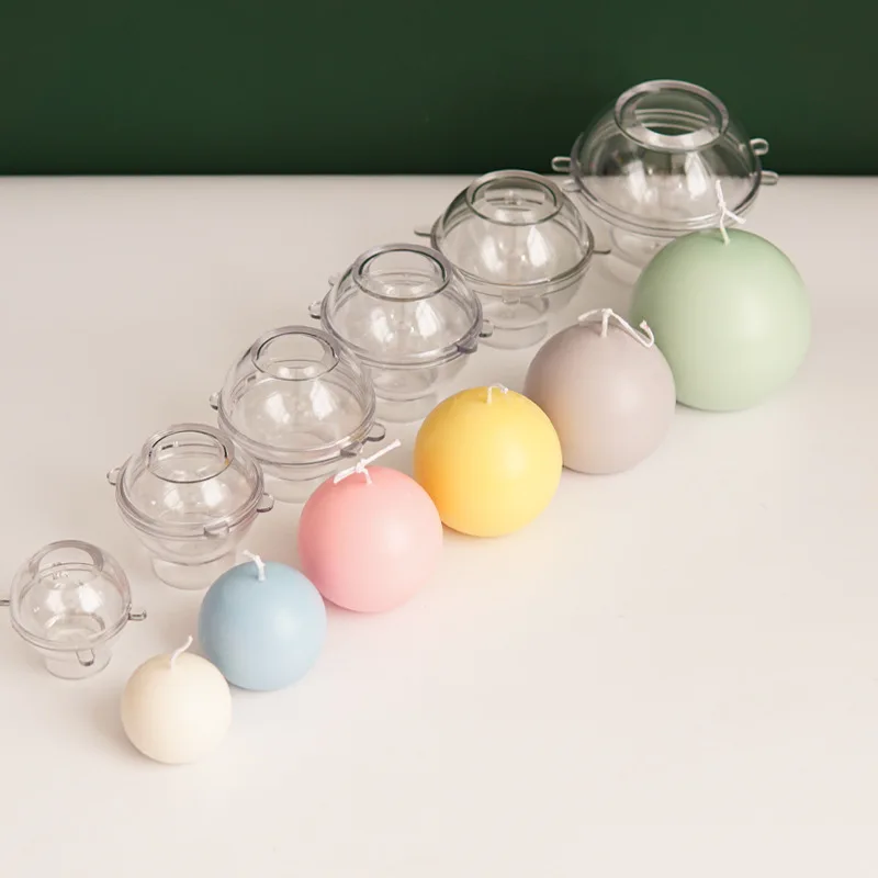 5-8cm Spherical Candle Plastic - Candle Making Workshop ulasan dan harga