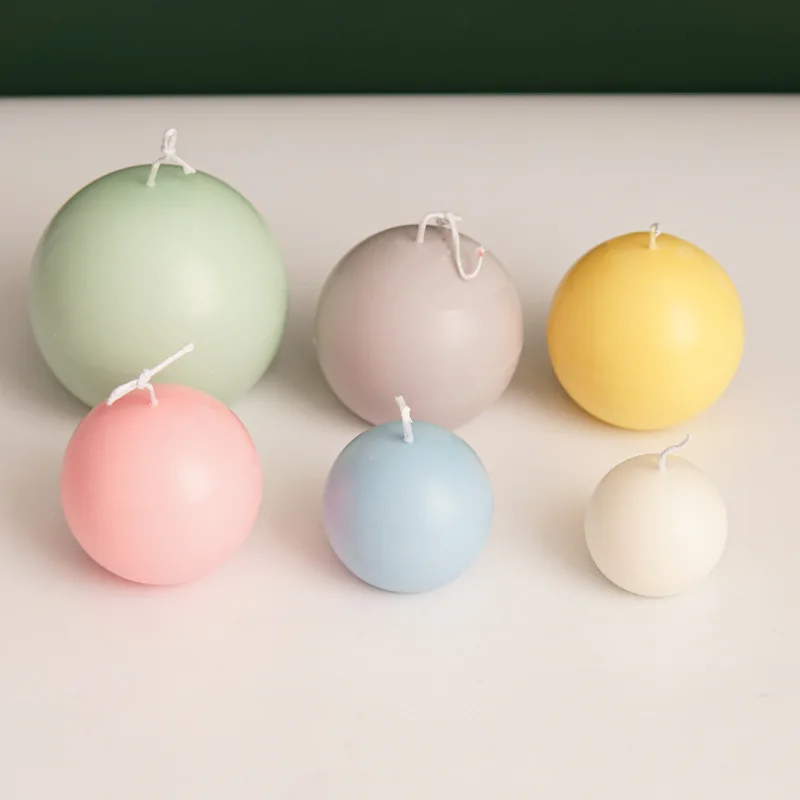5-8cm Spherical Candle Plastic - Candle Making Workshop ulasan dan harga