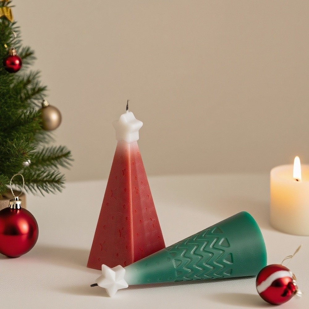 Silicone Christmas Cone Candle - Xmas Candle Making ulasan dan harga
