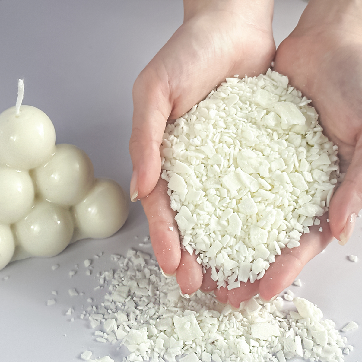 250g/500g Natural Soy Wax Gran - Candle Making Wax ulasan dan harga