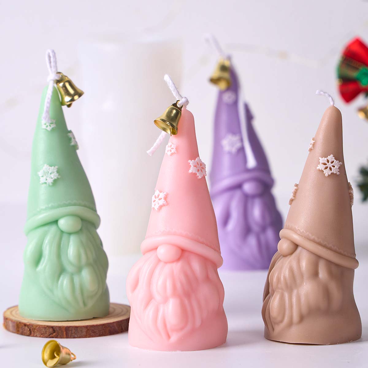 Christmas Ornament Silicone Ca - Xmas Candle Making ulasan dan harga