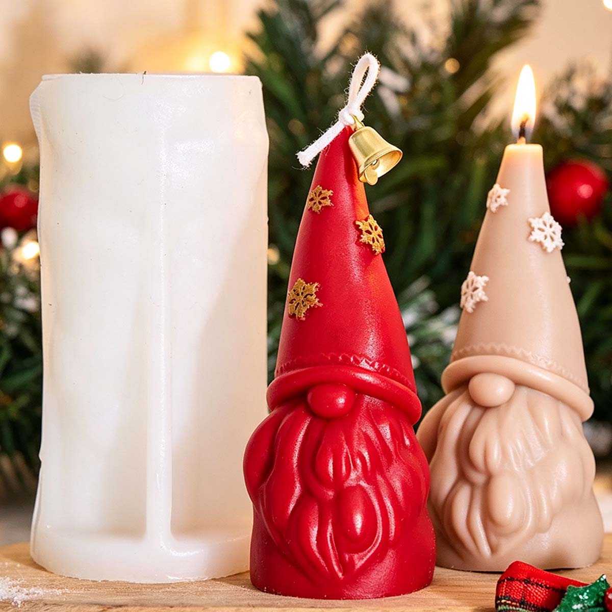 Christmas Ornament Silicone Ca - Xmas Candle Making ulasan dan harga