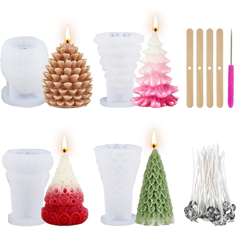 Christmas Silicone Molds Chris - Xmas Candle Making ulasan dan harga