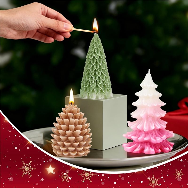 Christmas Silicone Molds Chris - Xmas Candle Making ulasan dan harga
