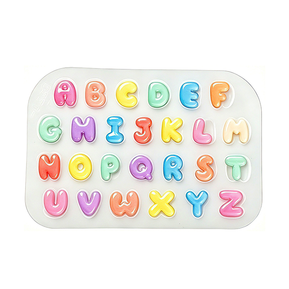 2Pcs Mini Letter Silicone Mold - Candle Making Kits ulasan dan harga