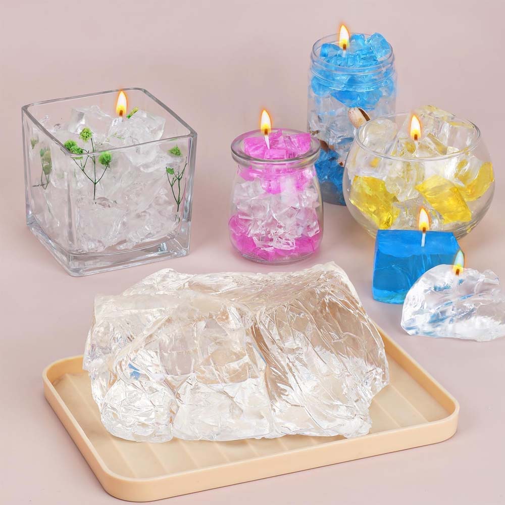 100G Blue Clear Wax for Candle - Candle Making Material ulasan dan harga