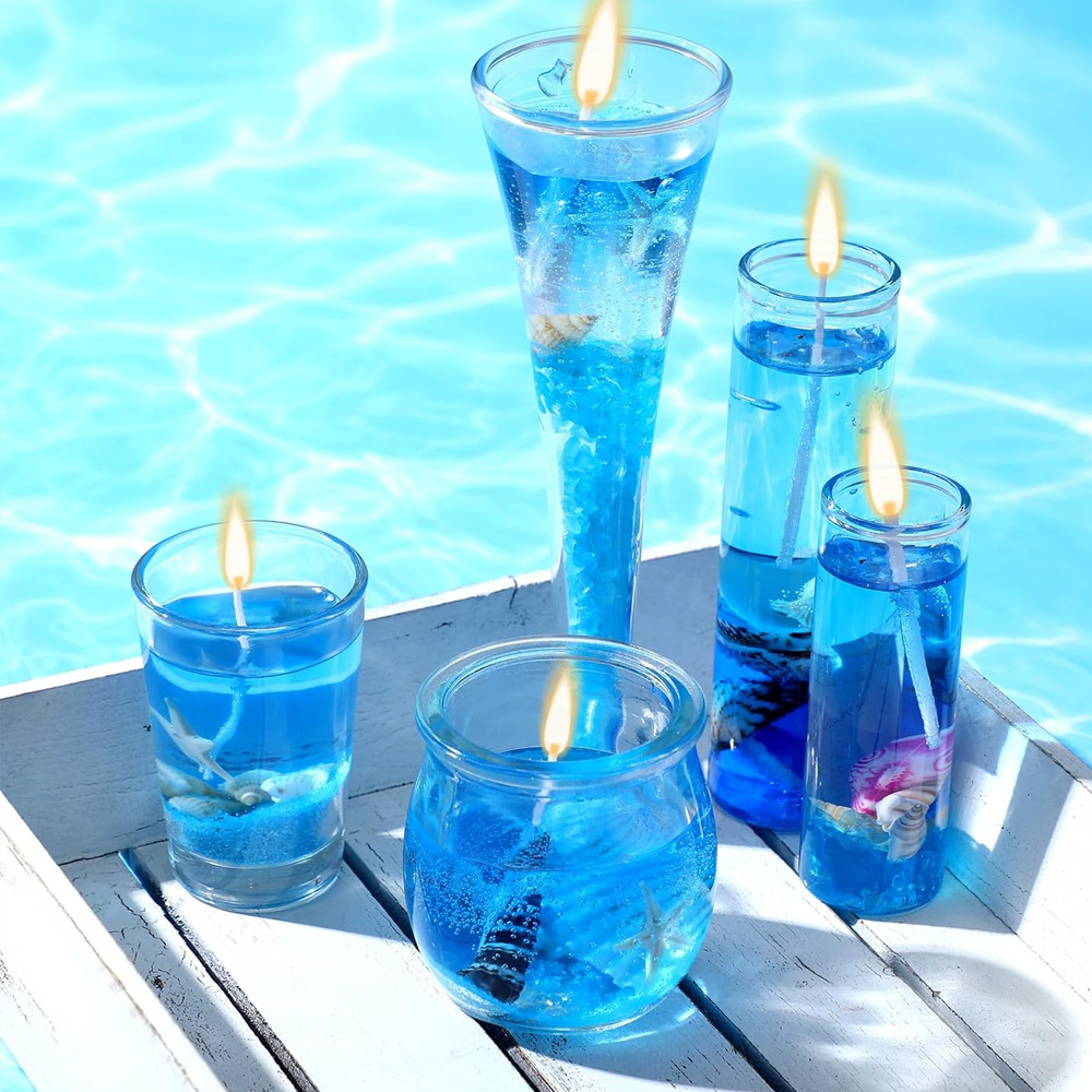100G Blue Clear Wax for Candle - Candle Making Material ulasan dan harga