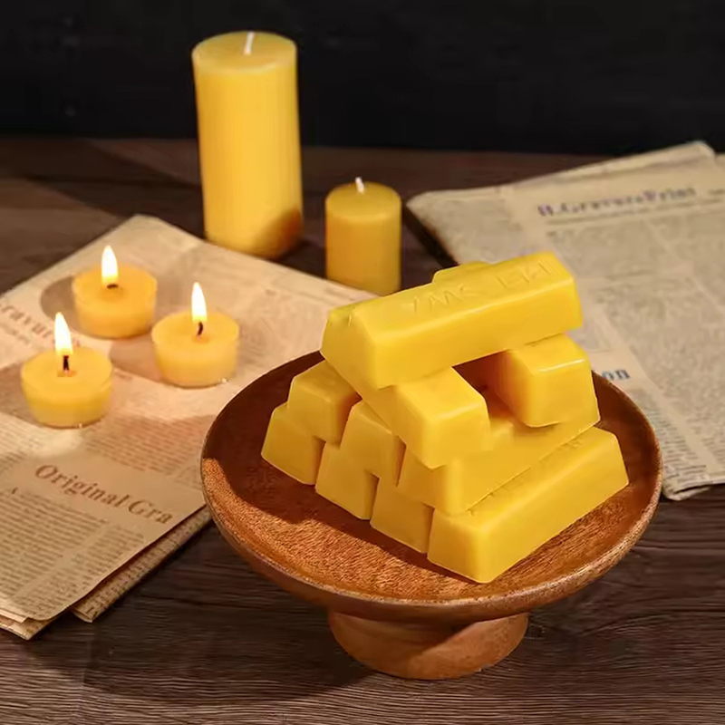 4/8pcs Pure Beeswax Blocks, Hi - Candle Making Material ulasan dan harga