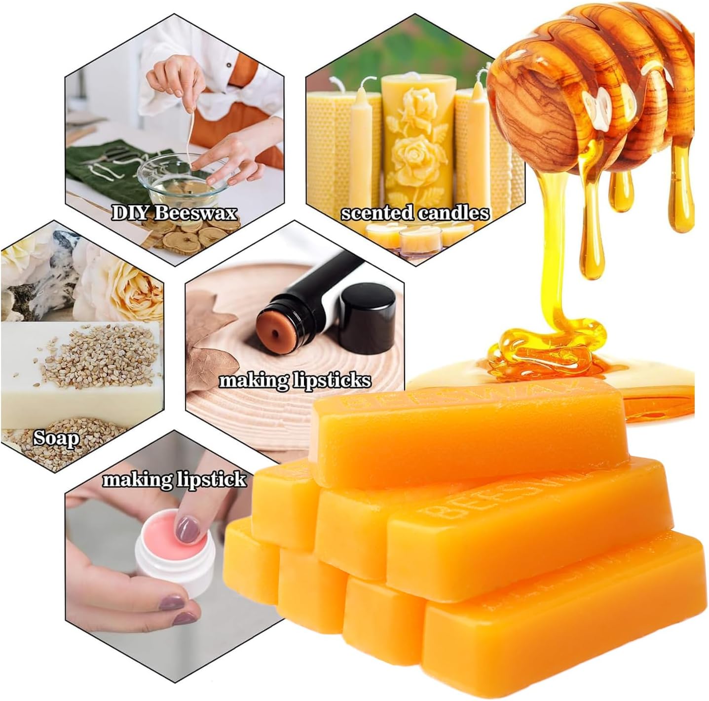 Beeswax Bar, Candle Wax Block  - Candle Making Wax ulasan dan harga