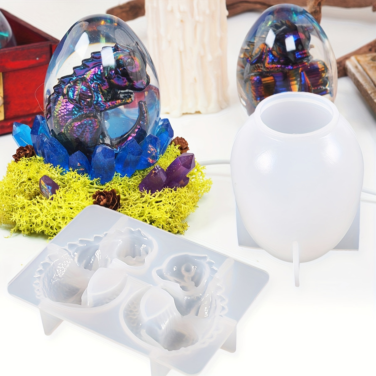 Silicone Dragon Egg Molds, 2-P - Candle Making Kits ulasan dan harga