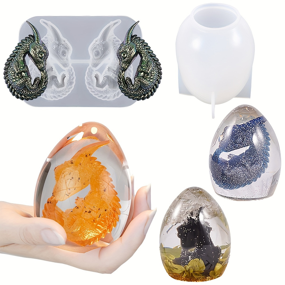 Silicone Dragon Egg Molds, 2-P - Candle Making Kits ulasan dan harga