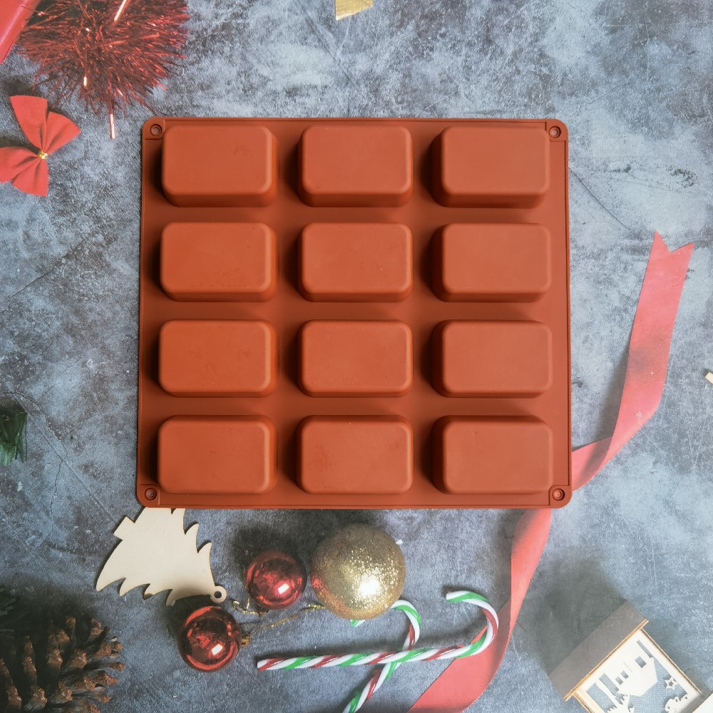 12 Cavity Square Silicone Soap - Candle Making Workshop ulasan dan harga