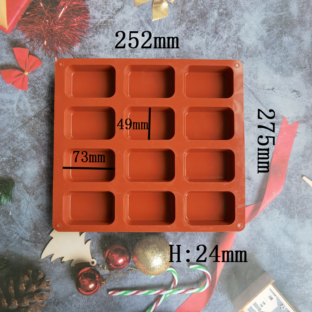 12 Cavity Square Silicone Soap - Candle Making Workshop ulasan dan harga
