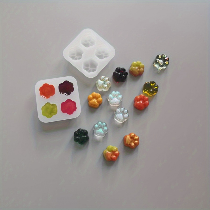 1Cat Paw Pattern Silicone Mold - Candle Making Kits ulasan dan harga